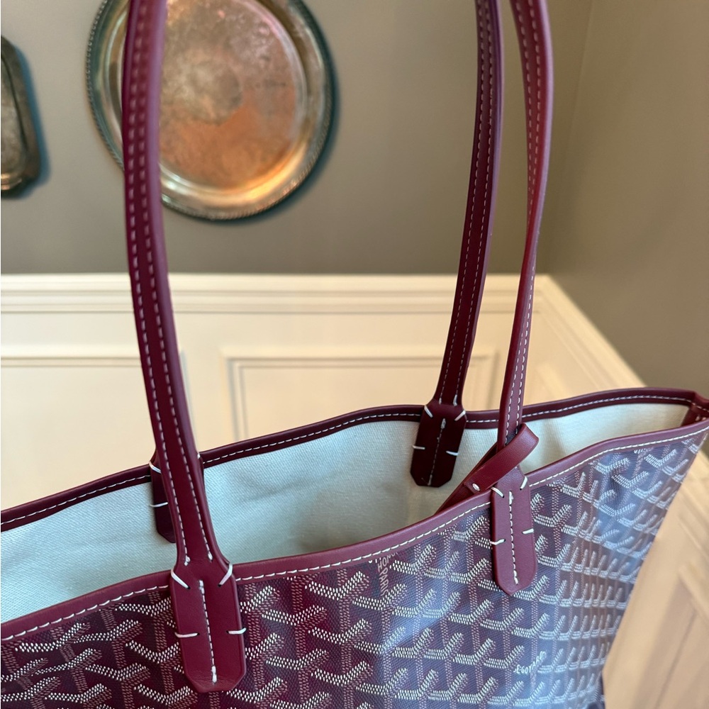 Elegant Burgundy Tote Bag